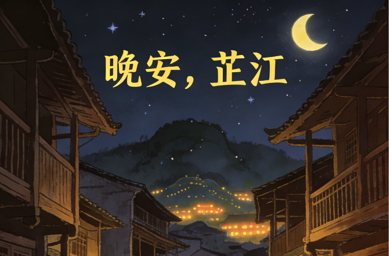晚安，芷江丨把周末的糖，酿成下周的光