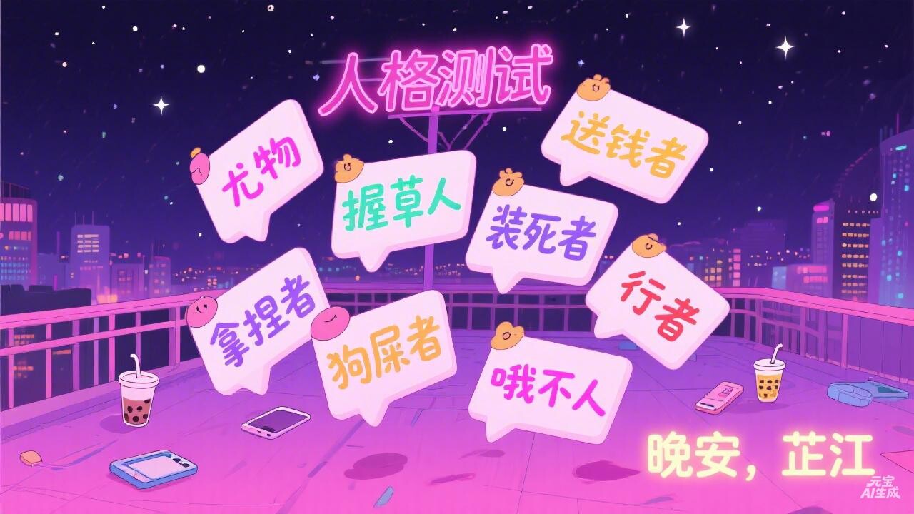 晚安，芷江｜玩梗测试里，藏着年轻人的松弛感