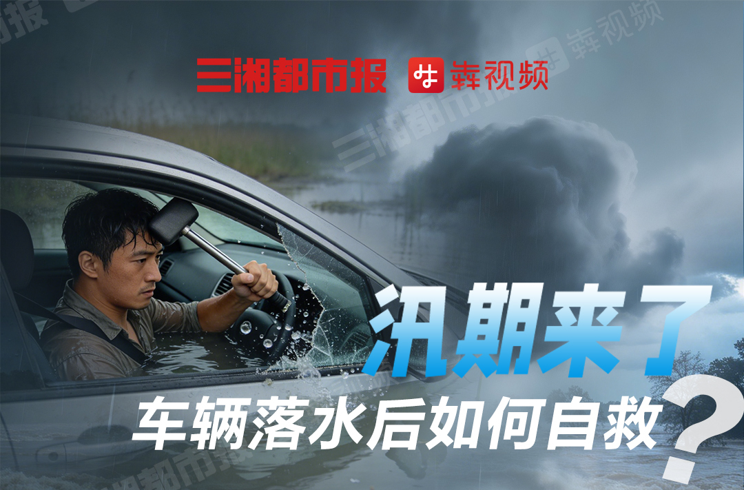 汛期安全提醒：车辆落水后如何自救？快戳→