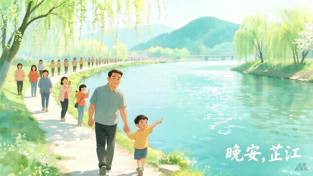 晚安，芷江丨后天，带孩子赴一场春天的约定