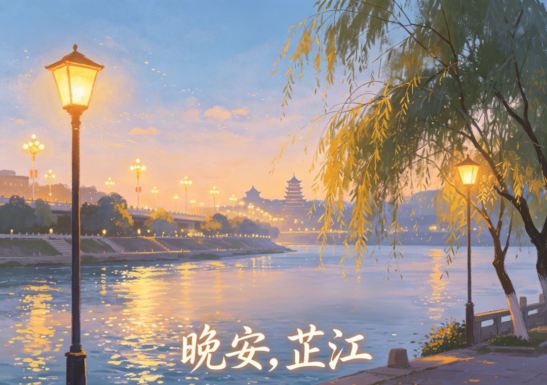 晚安，芷江丨晚风轻抚解人意，万般苦闷总有头
