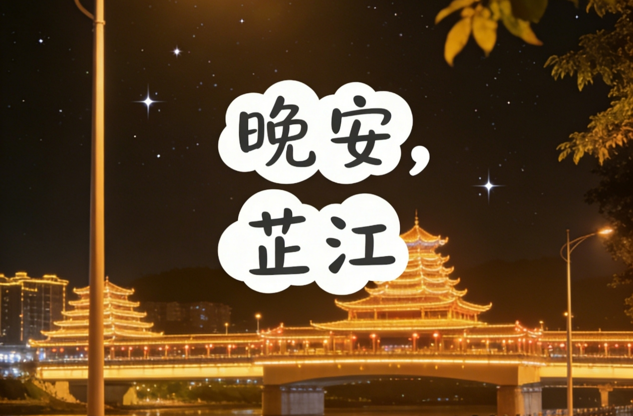 晚安，芷江丨六六六，愿你事事顺意，岁岁安康
