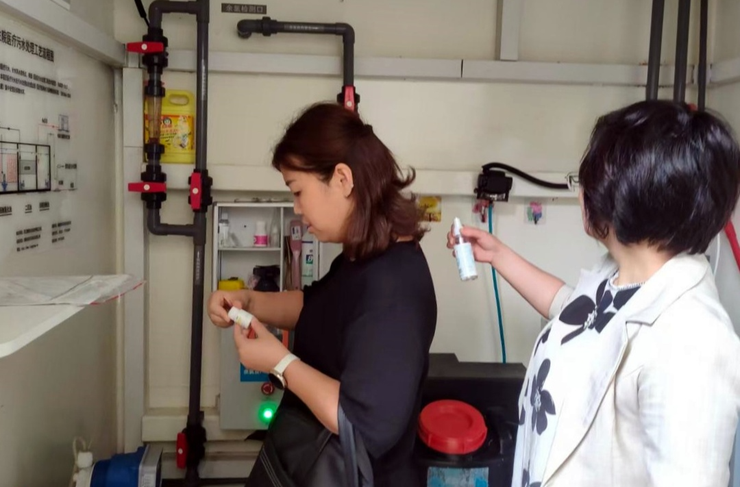 芷江卫健局开展医疗机构医废污水专项监督检查