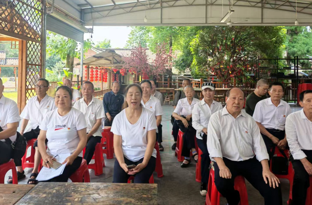 庆祝建党105周年丨芷江镇退休党支部：银发初心永向党 欢度“七一”颂党恩