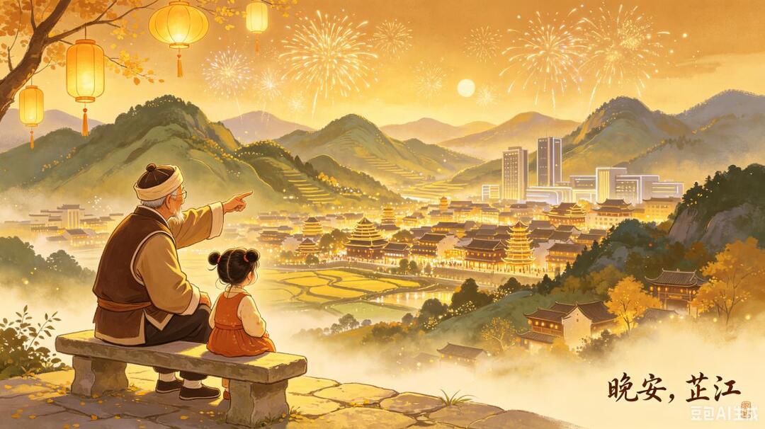 晚安，芷江丨百年红光照山河，盛世安宁守初心