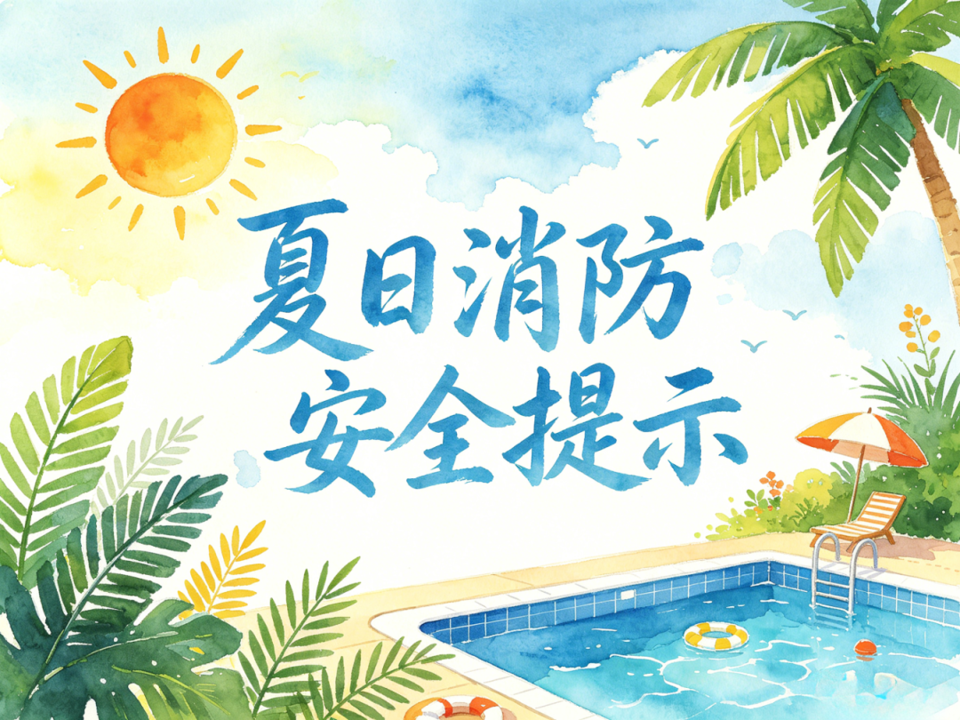 夏季高温消防安全提示，快趁“热”收下→
