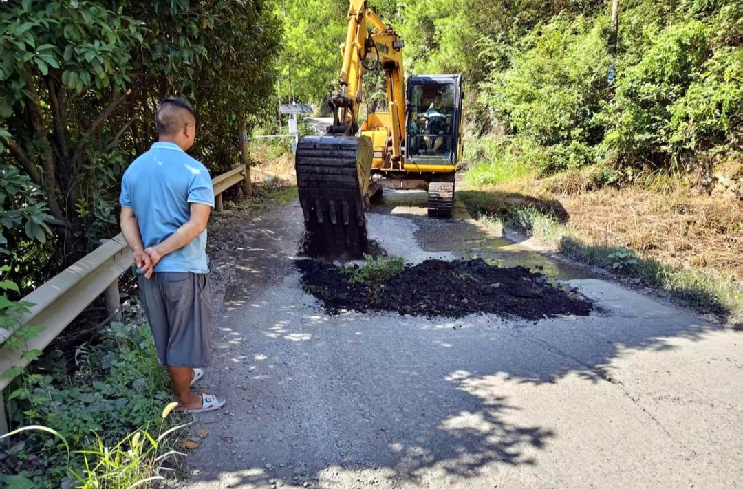 新店坪镇：恢复道路应民需 护航农忙保粮安