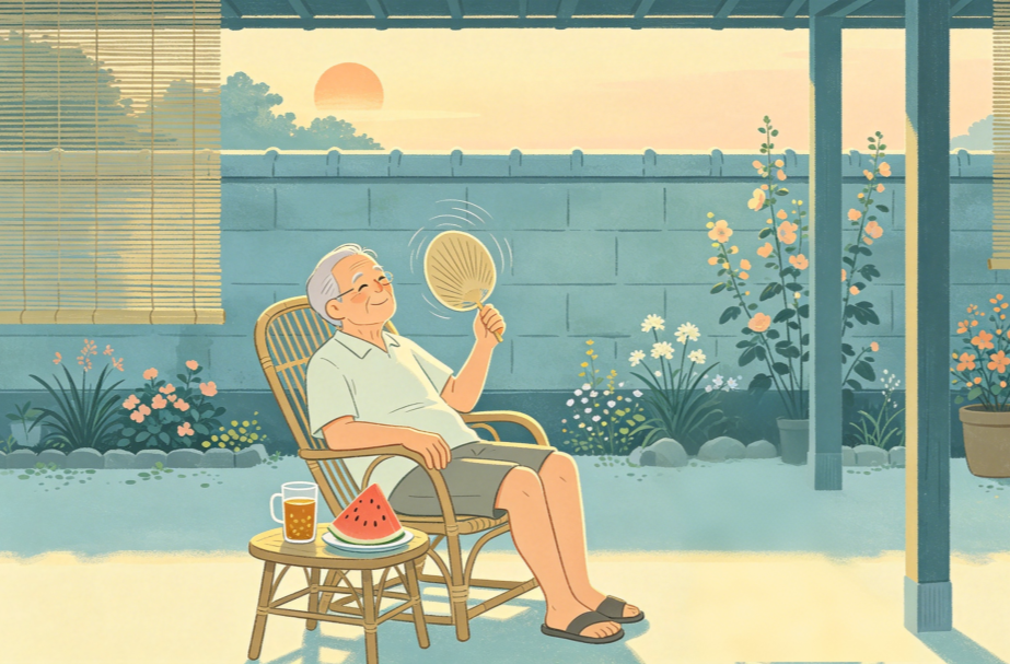 夏季高温老人防暑指南：科学吹空调、清淡饮食、健康饮水