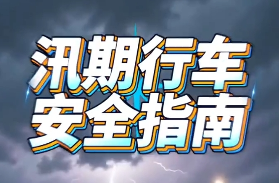 视频 | 汛期行车，这份安全指南请收好！
