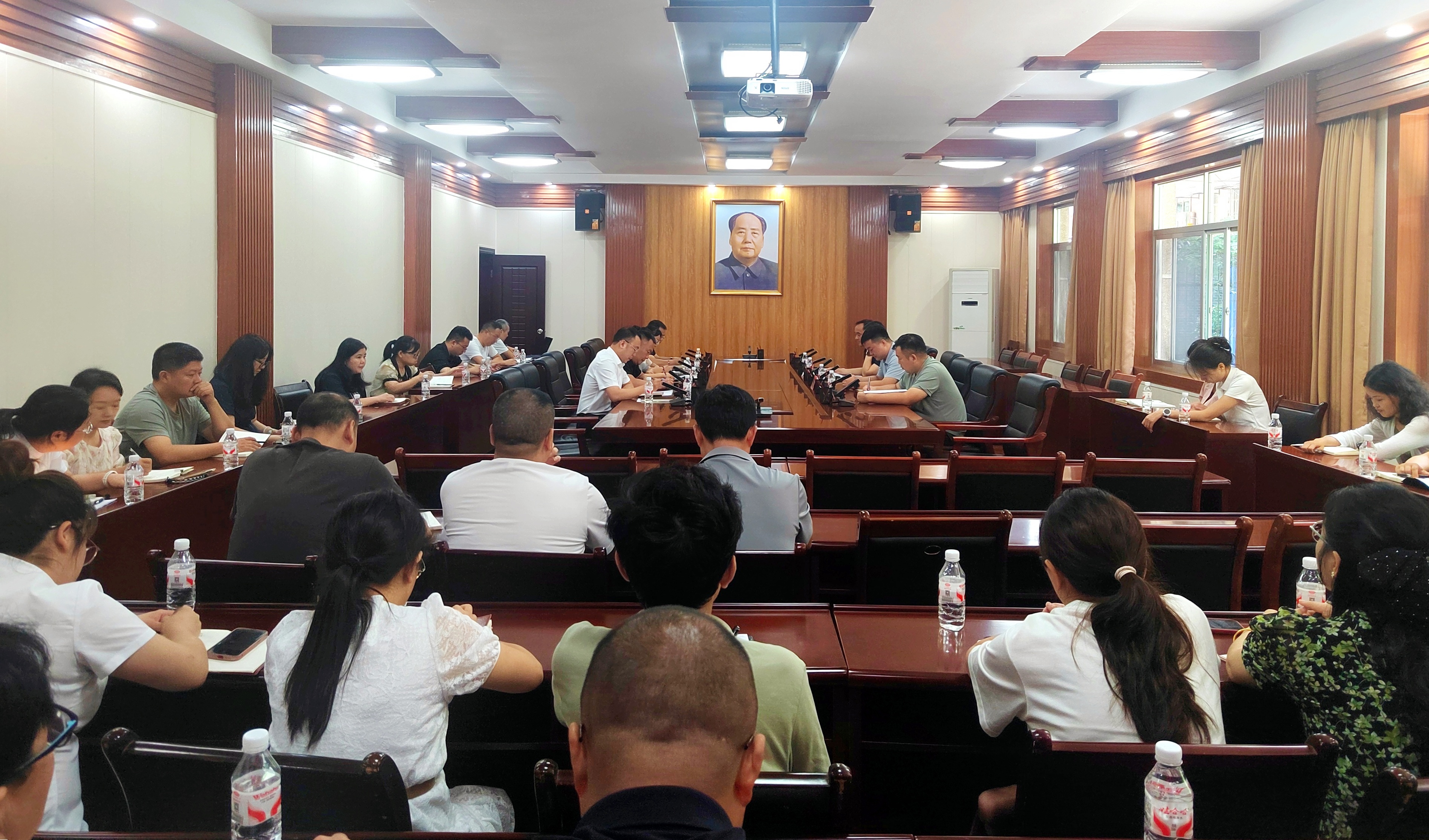 县委第四巡察组巡察县委办、县机关事务中心党组情况反馈会召开