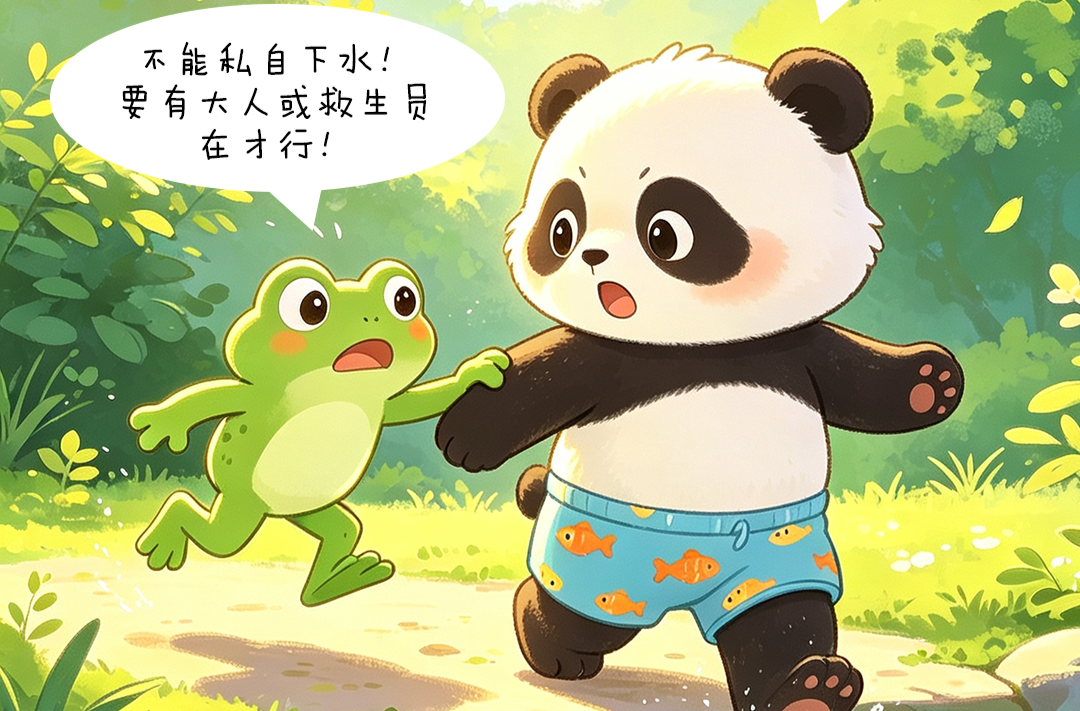 【AI海报】防溺水看过来！暑期亲水，这些事要讲给孩子听