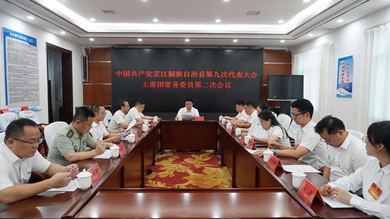 聚焦党代会丨中国共产党芷江侗族自治县第九次代表大会举行主席团常务委员第二次会议