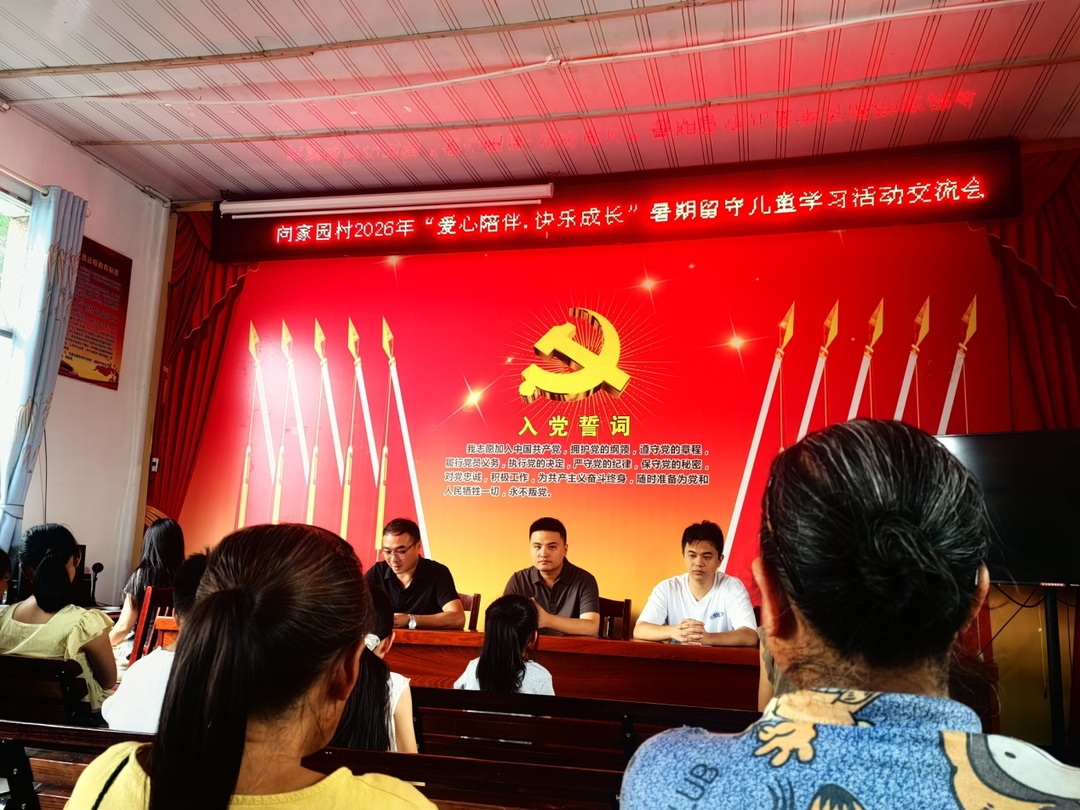 冷水溪乡向家园村：爱心陪伴助成长 快乐托管暖童心