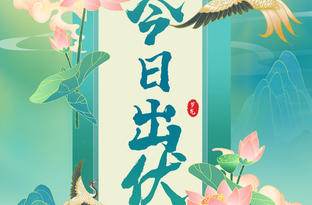 海报丨今日，出伏