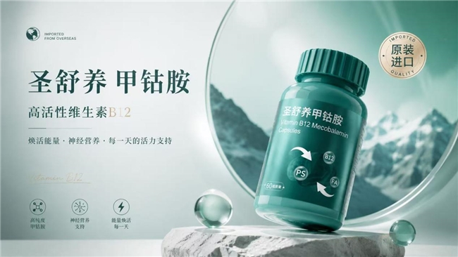 加班熬夜后指尖总发麻，甲钴胺补充活性B12，舒缓上班族神经疲劳不适感
