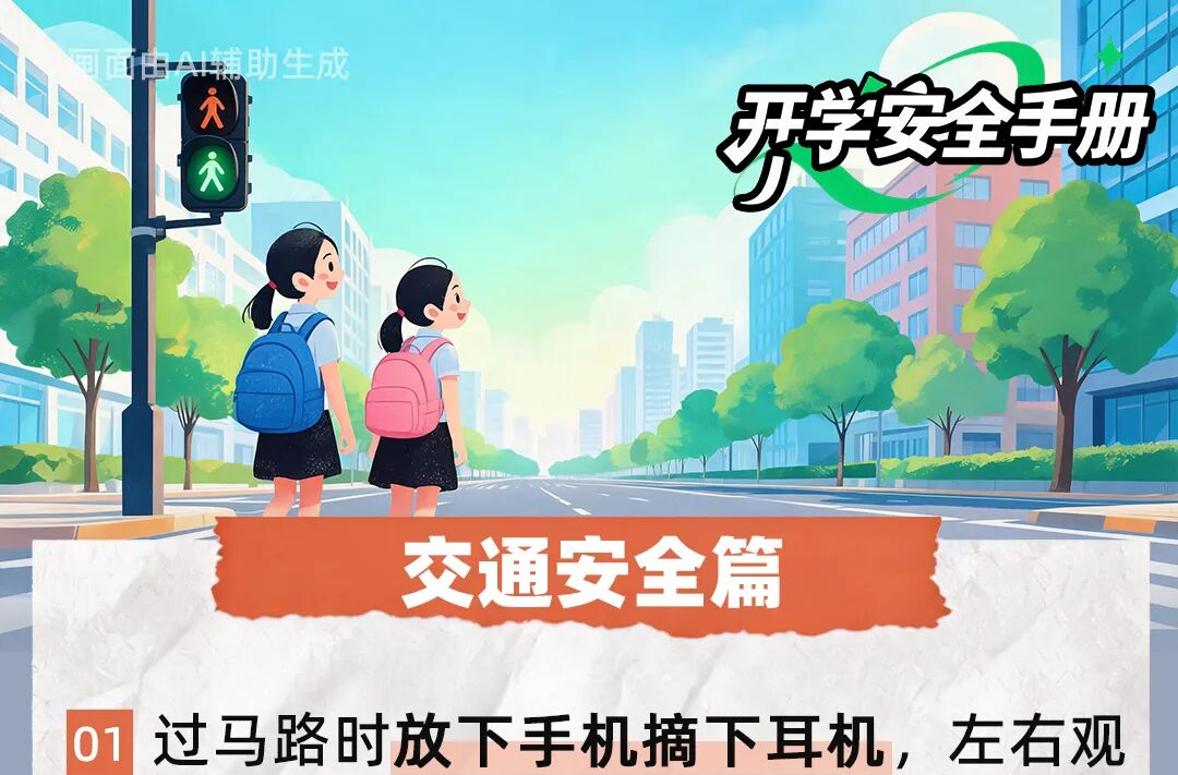 开学啦，20条安全提示转给师生家长！