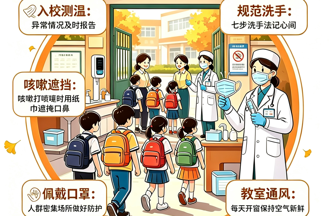 湖南疾控秋季开学季传染病防控提示