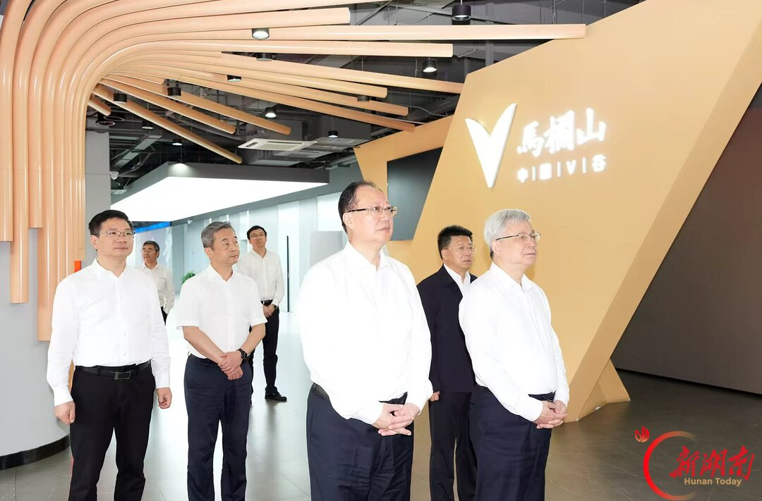 毛伟明侯建国在马栏山视频文创园调研
