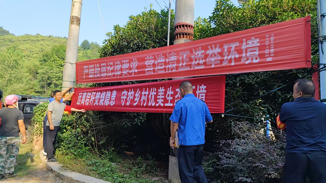 罗卜田乡：赶集日开展秸秆禁烧宣传 守护乡村生态环境