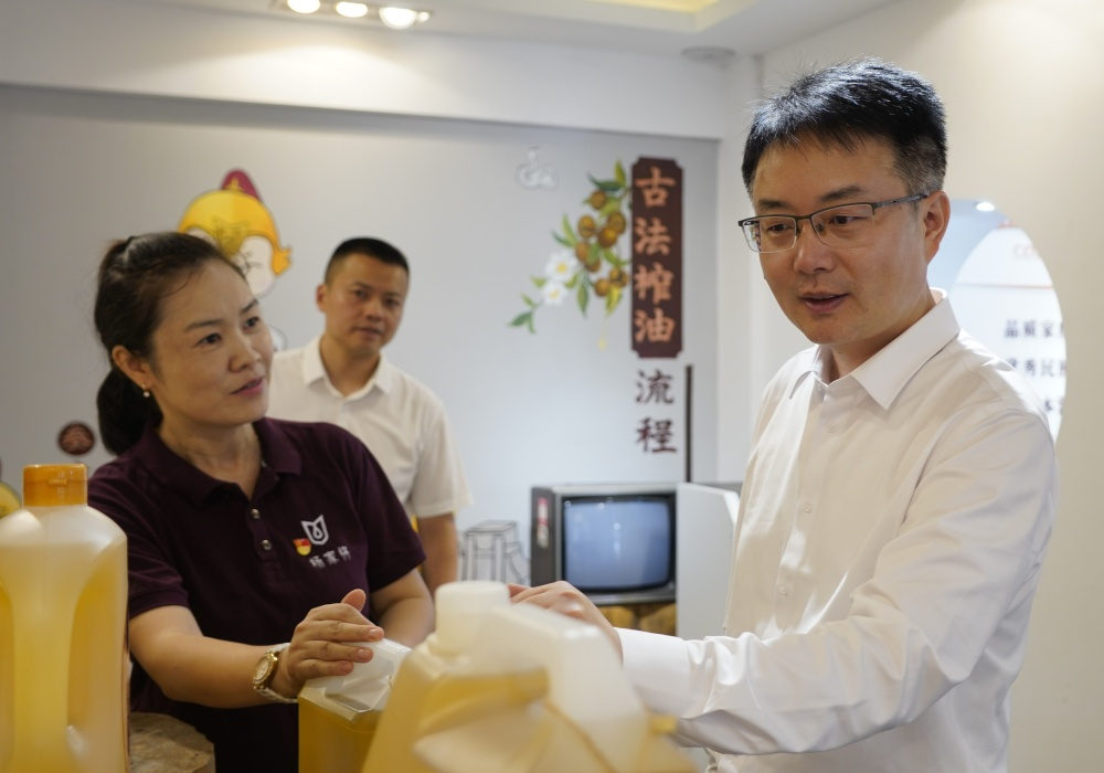 林涛在公坪镇调研