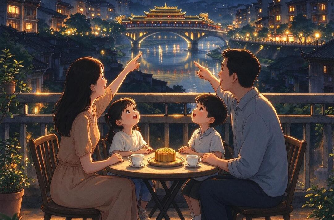 晚安，芷江｜十五的月亮十六圆，今晚一起赏月吧