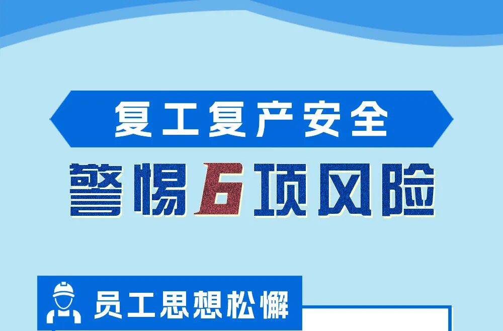 复工复产安全提示